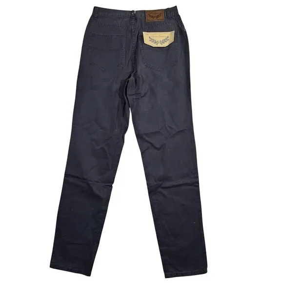 VTG NWT Thomas Burberry Womens 12 (28x31) Tenton 5-Pocket Chino‎ Pants Casual